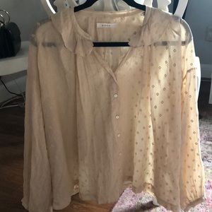 Doen cream blouse